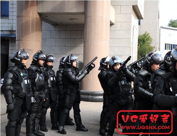 中国防暴警察的英姿