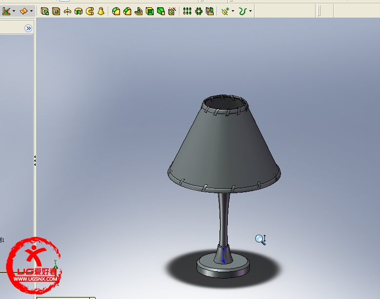 台灯画法视频教程 - solidworks - ug爱好者