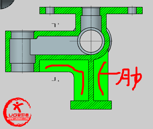 ug剖视图着色剖切颜色显示问题