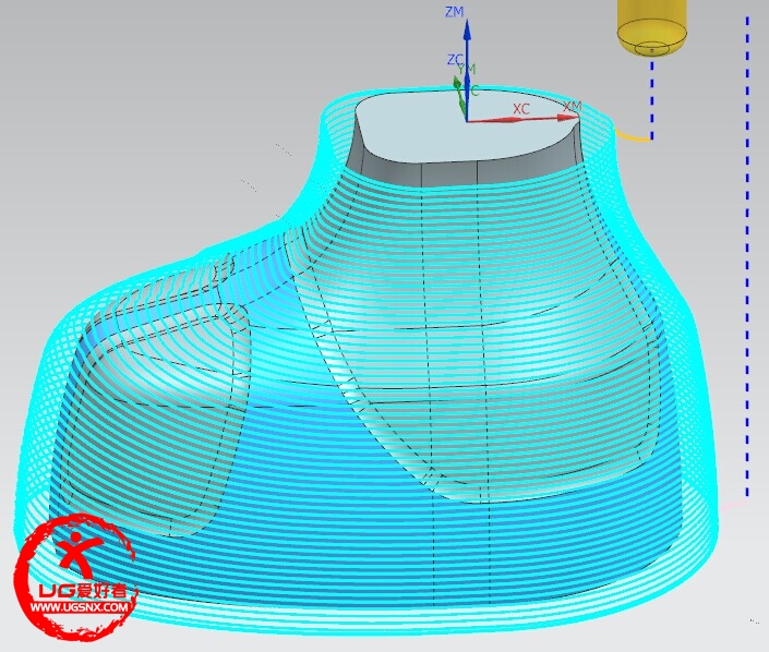 至今无人能及的神奇CNC编程刀路 - UG编程技