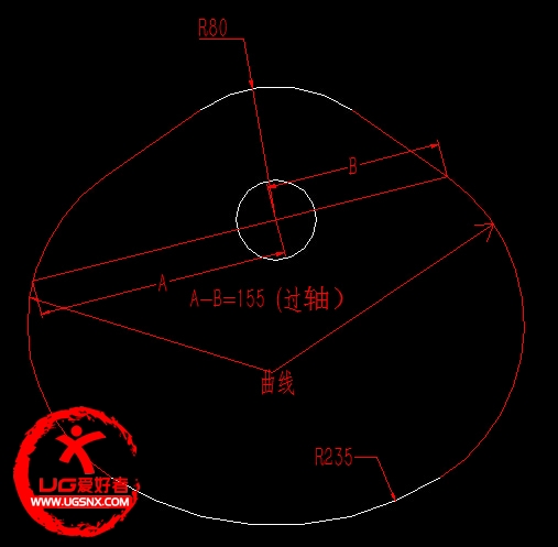 帮我画个等径凸轮