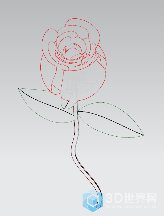 看别人画的玫瑰花,我也画了一个 - nx作品展示 - ug