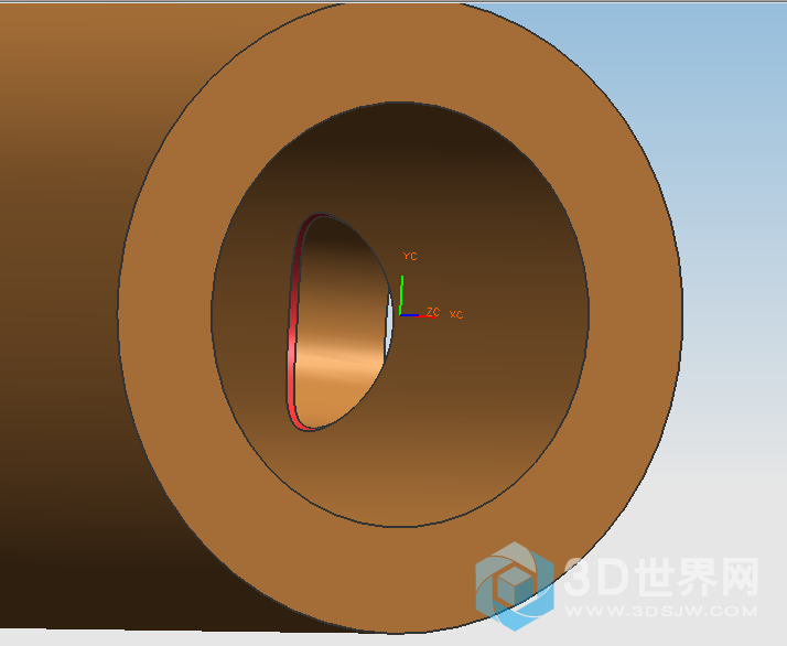 圆管内孔倒角刀路有何妙招图片中红色面