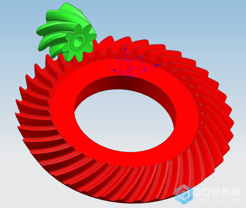 锥齿轮ug建模【附prt图档】