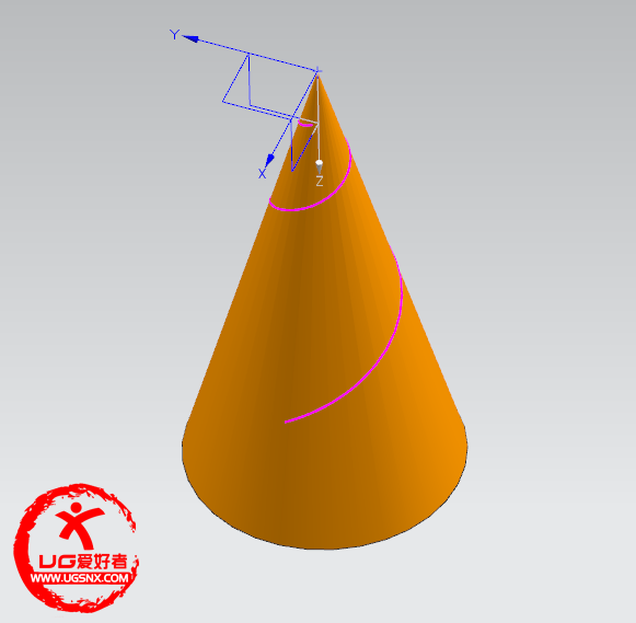 圆锥等角螺旋线 