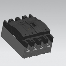 给公司设计的3D模型——塑壳断路器。