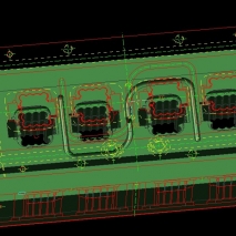 国外2D精密模零件图,UG初学画出的3D