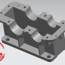 减速器机座三维模型下载