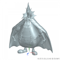 分享一个海贼王月光莫利亚收敛体模型