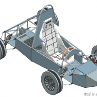 分享一个NX绘制的简陋版方程式赛车