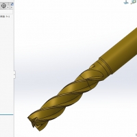 SolidWorks画的铣刀一个 欢迎学习下载