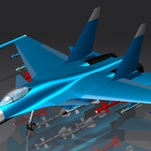 SU-35渲染