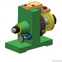 SolidWorks格式 钻套筒径向孔夹具