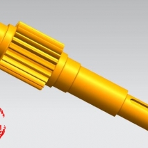 齿轮和齿轮轴三维模型下载
