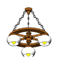 分享一个吊灯模型