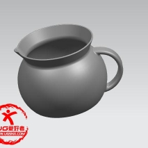 teapot 茶壶UG三维模型下载